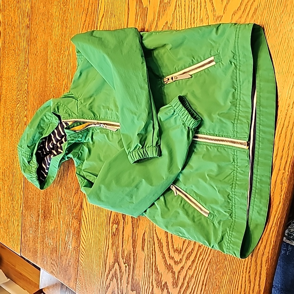 Hanna Andersson Wind at Your Back Anorak Jacket Size 120 Size 6/7 Green